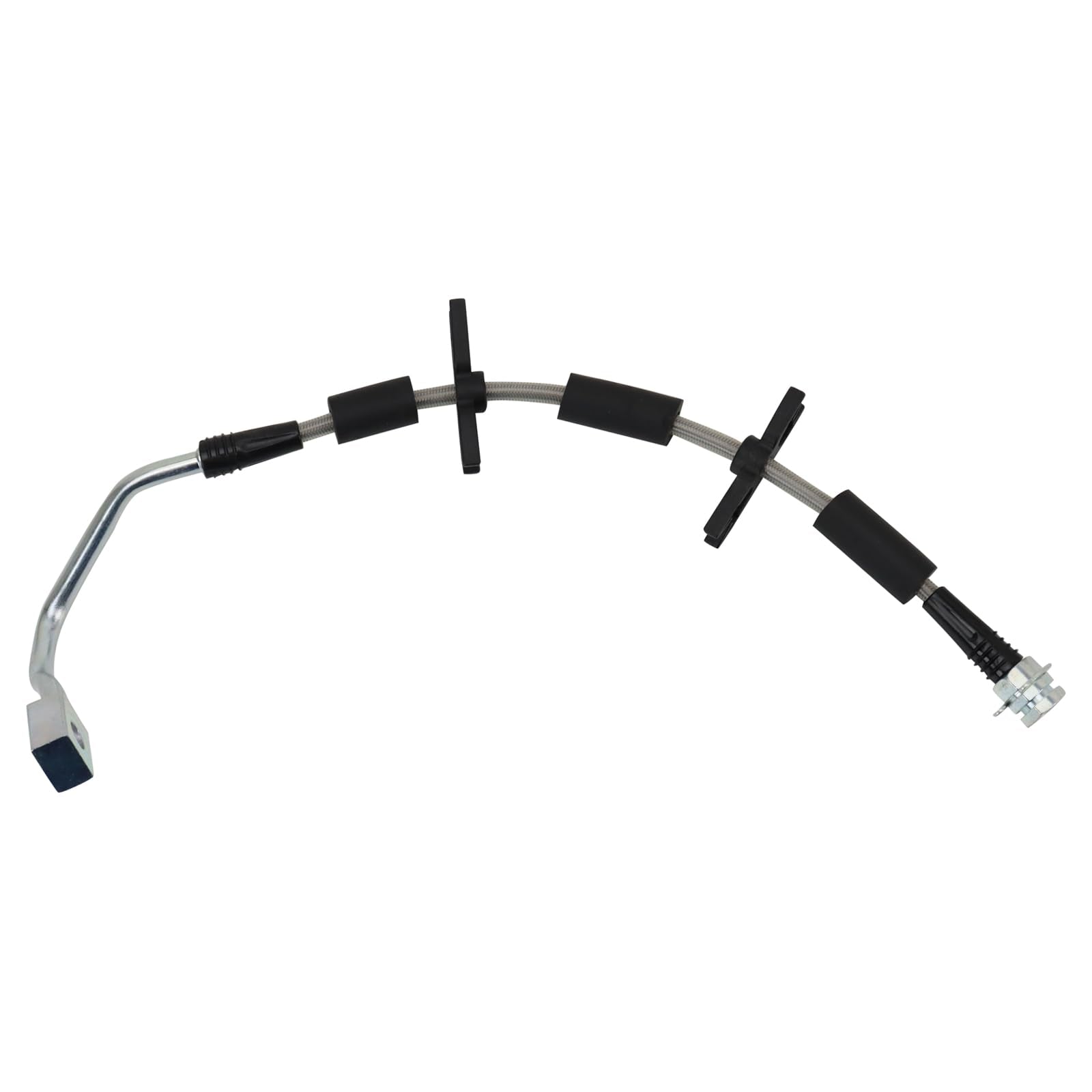 Trq Front Performance Brake Hose Set Compatible With 2004-2005 Ford F-150