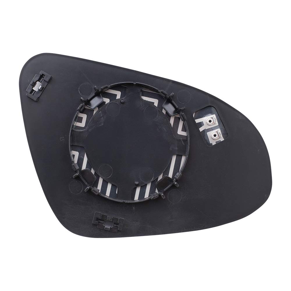 Brock Replacement Driver Side Mirror Glass And Base With Heat Compatible With 2014-2019 Corolla