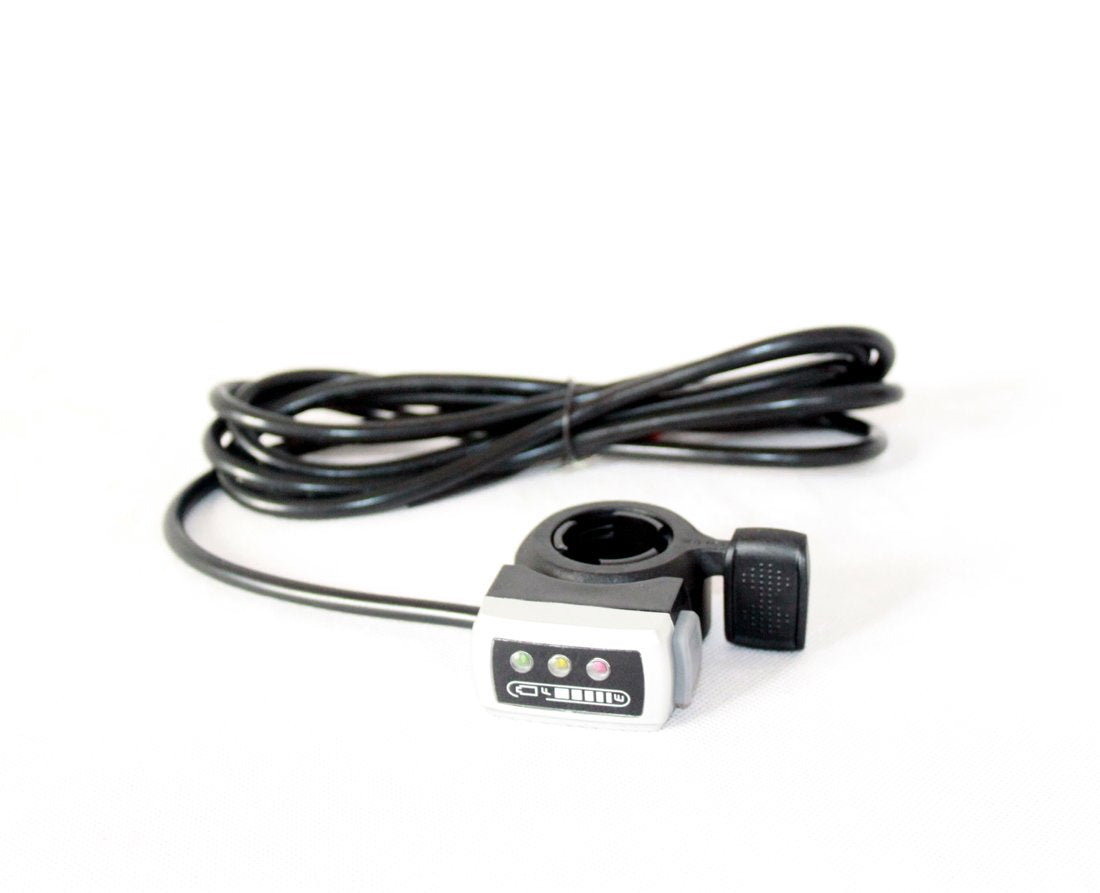 L-Faster 24V/36V/48V Bike Thumb Throttle Wuxing E-Bike Throttle Scooter Accelerator Vehicle Speed Controller (36V)