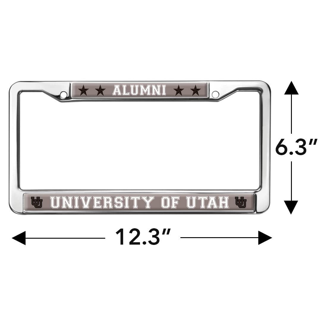 University of Utah Naval Alumni Full Size Standard License Plate Metal Frame