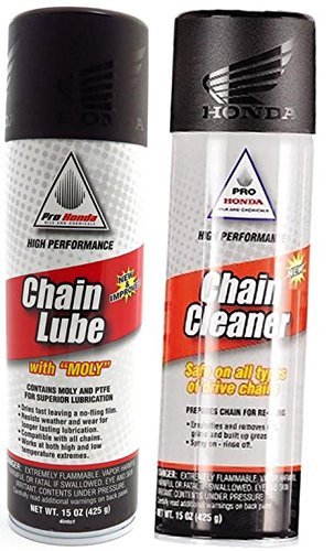 HONDA Pro Chain Lube (15oz) and Chain Cleaner (15oz) Combo Kit