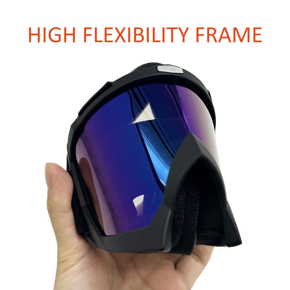 Xyop Dirt Bike Goggles Atv Motorcycle Goggles 2-Pack Motocross Goggles For Adult Men Women Youth Kids Helmet Goggles Utv Bike Go