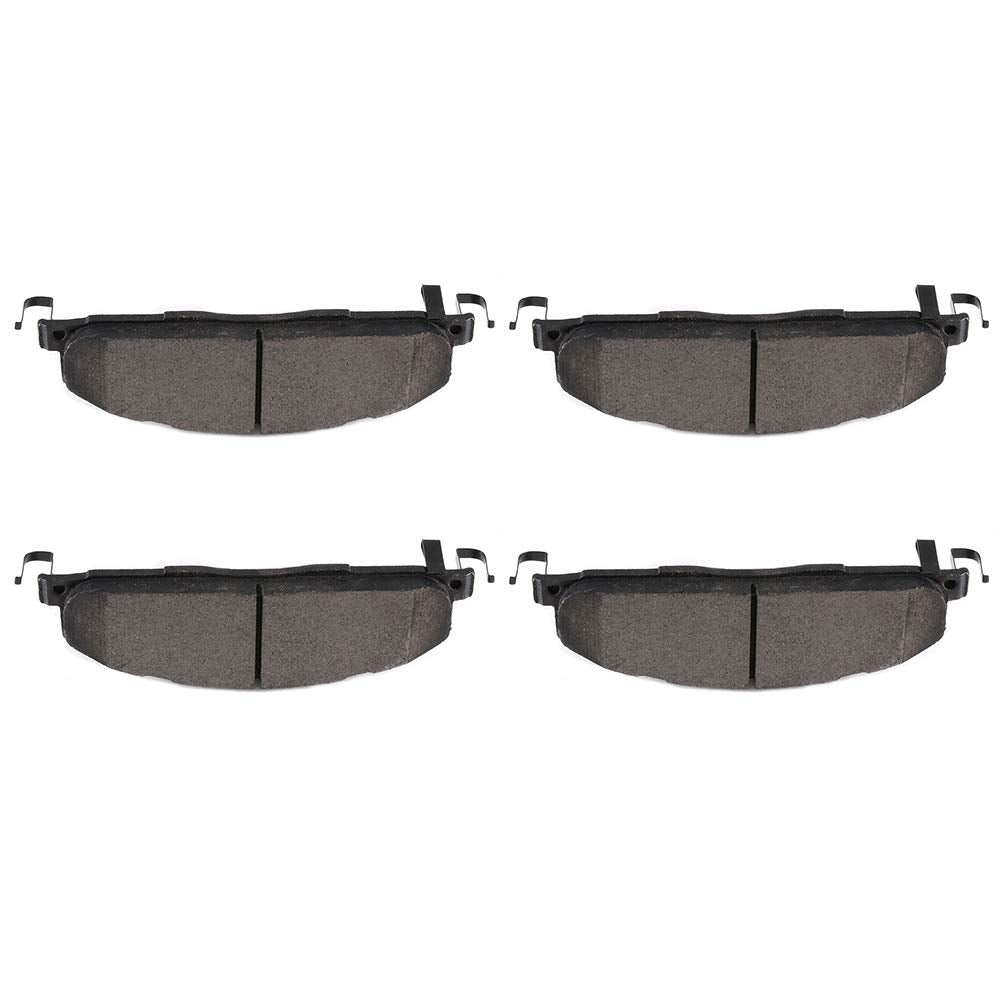 Rear Ceramic Brake Pads Kits 4Pcs Fit For 09-10 For Dodge For Ram 2500,09-10 For Dodge For Ram 3500,12 For Ram 1500,11-18 For Ra