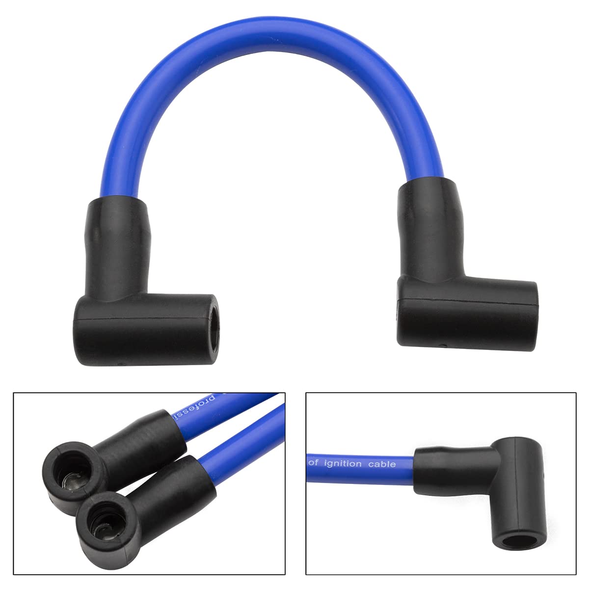 6 Pcs Spark Plug Wire 6'' High Performance Premium Marine Replacement for Evinrude OMC Johnson Spark Plug Wire Leads Set Sierra