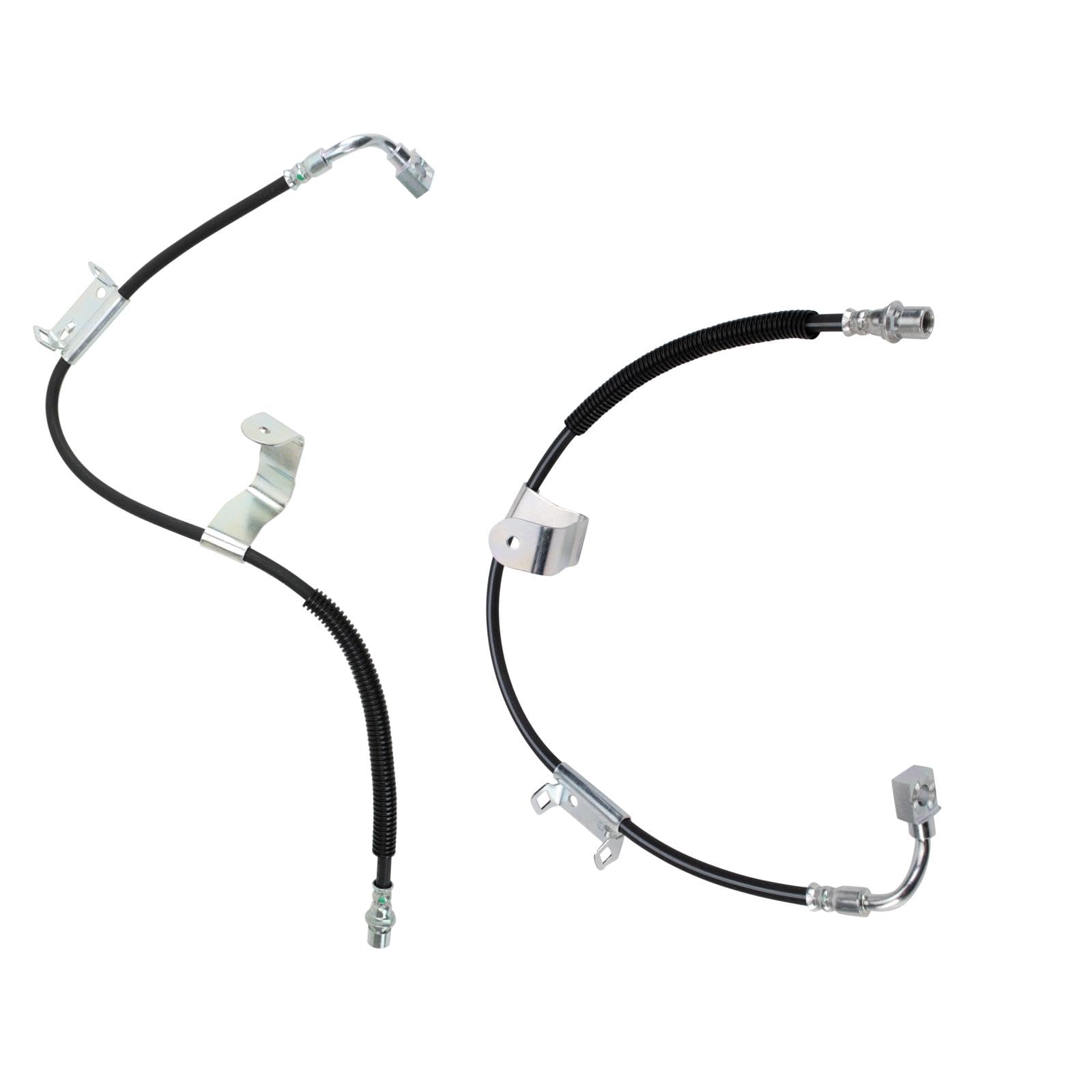 Trq Front Brake Hose Compatible With 00-07 Avalanche Silverado Suburban Sierra Yukon H2