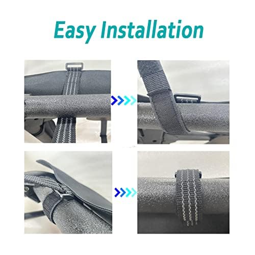 Qymoto Soft Rear Window , Rear Windshield, Dust Panel For Polaris Midsize Ranger 570 / Crew / Etx / Ev Pro-Fit Roll Cage Back Wi