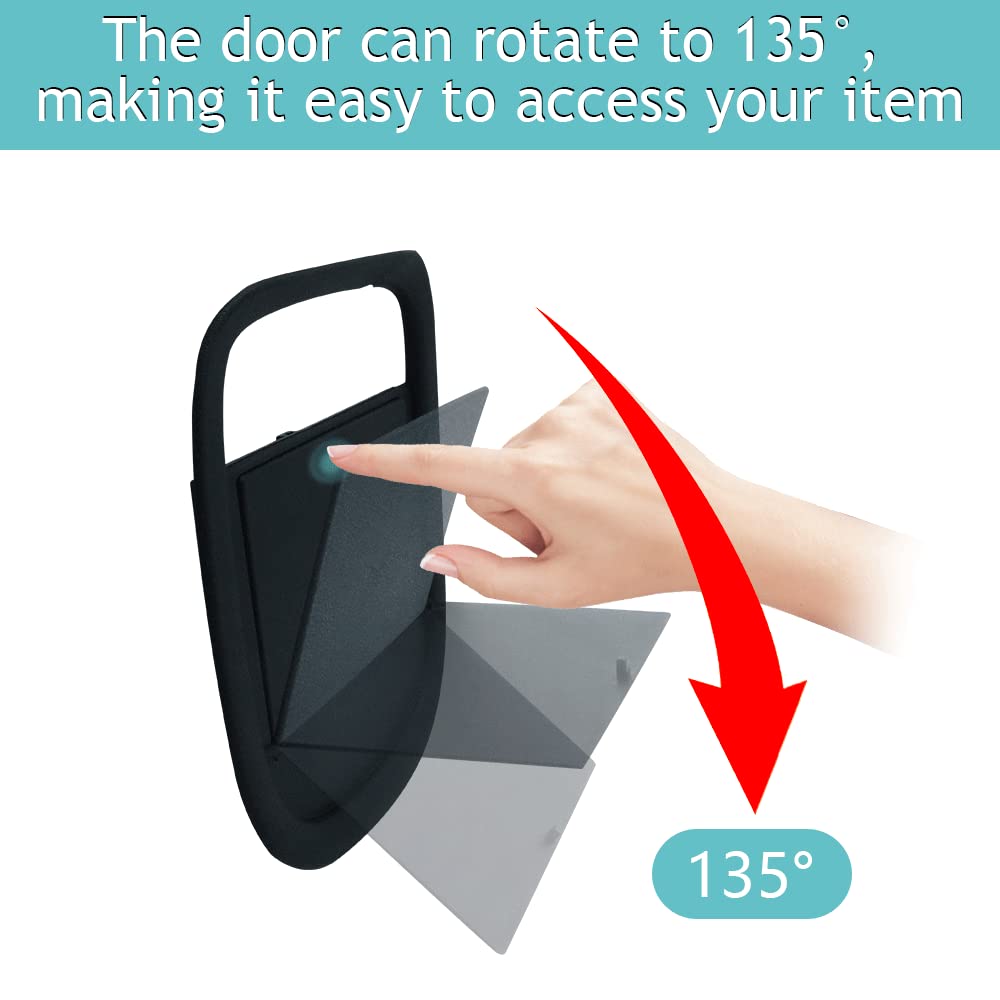 Bestevmod For Ioniq5 Center Console Lower Dash Cover Accessories, Lower Storage Box Panel Cover Pop-Open Privacy Compatible With