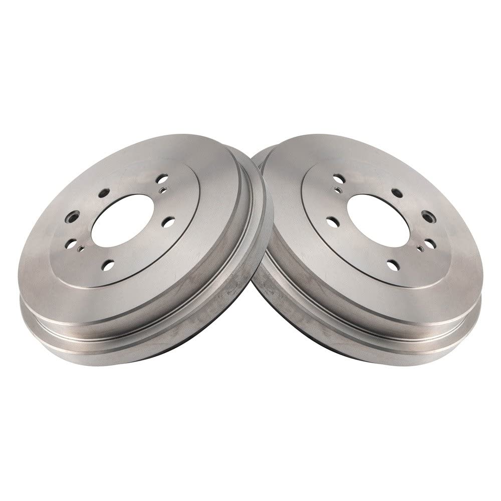 Trq Rear Brake Drum Pair Lh Driver & Rh Passenger Sides For Nissan Sentra