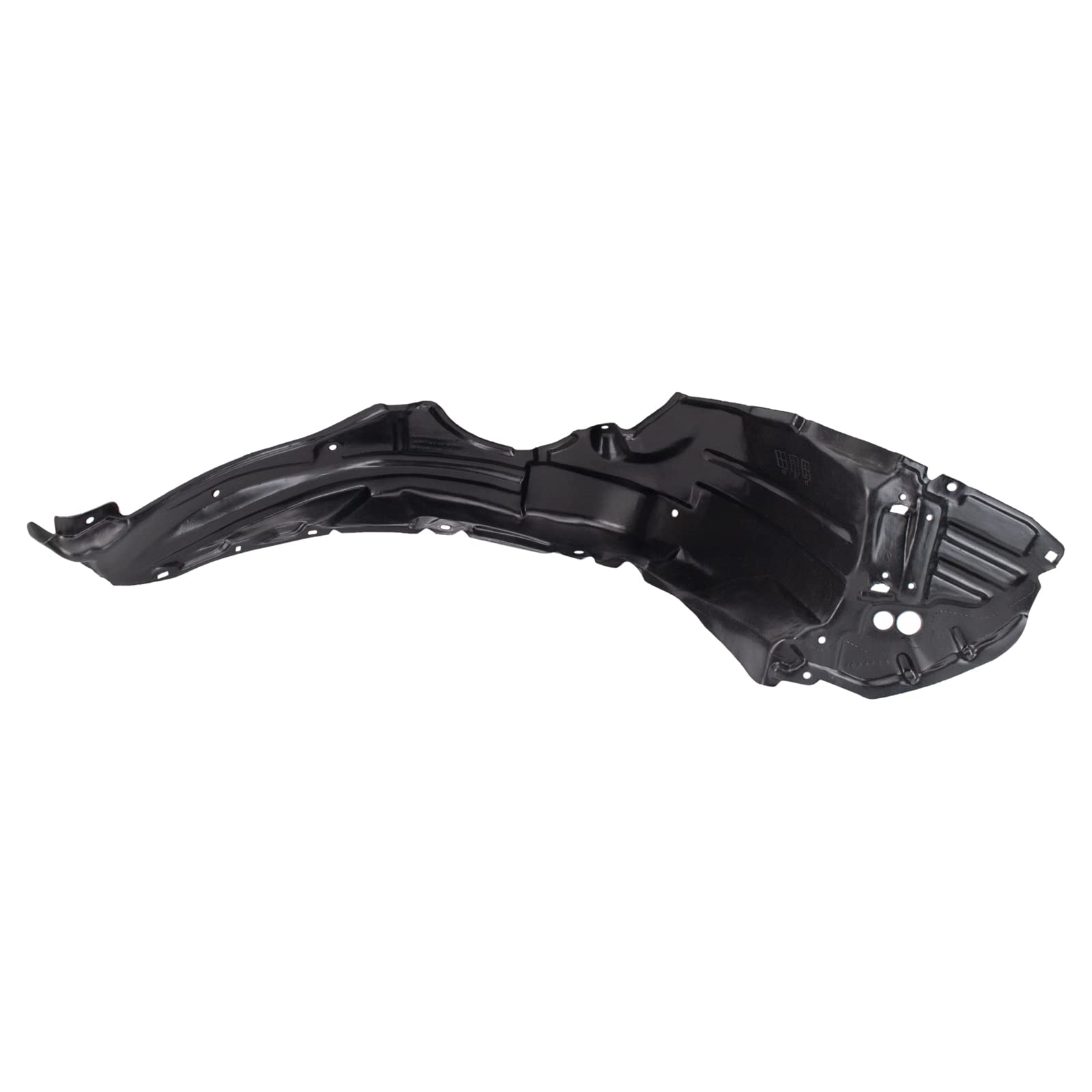 Trq Inner Fender Liner Set Compatible With 2012 Toyota Yaris To1248168 To1251120