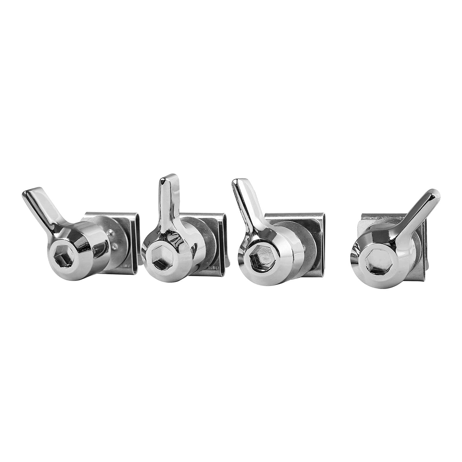 Wowtk Saddlebag Mount Kit, Set Of Hard Saddlebag Lever Lock Mounting For Harley 1993-Later All Touring Models Flt Flht Flhtcu Flhrc Road King Street Glide Electra Glide,Chrome