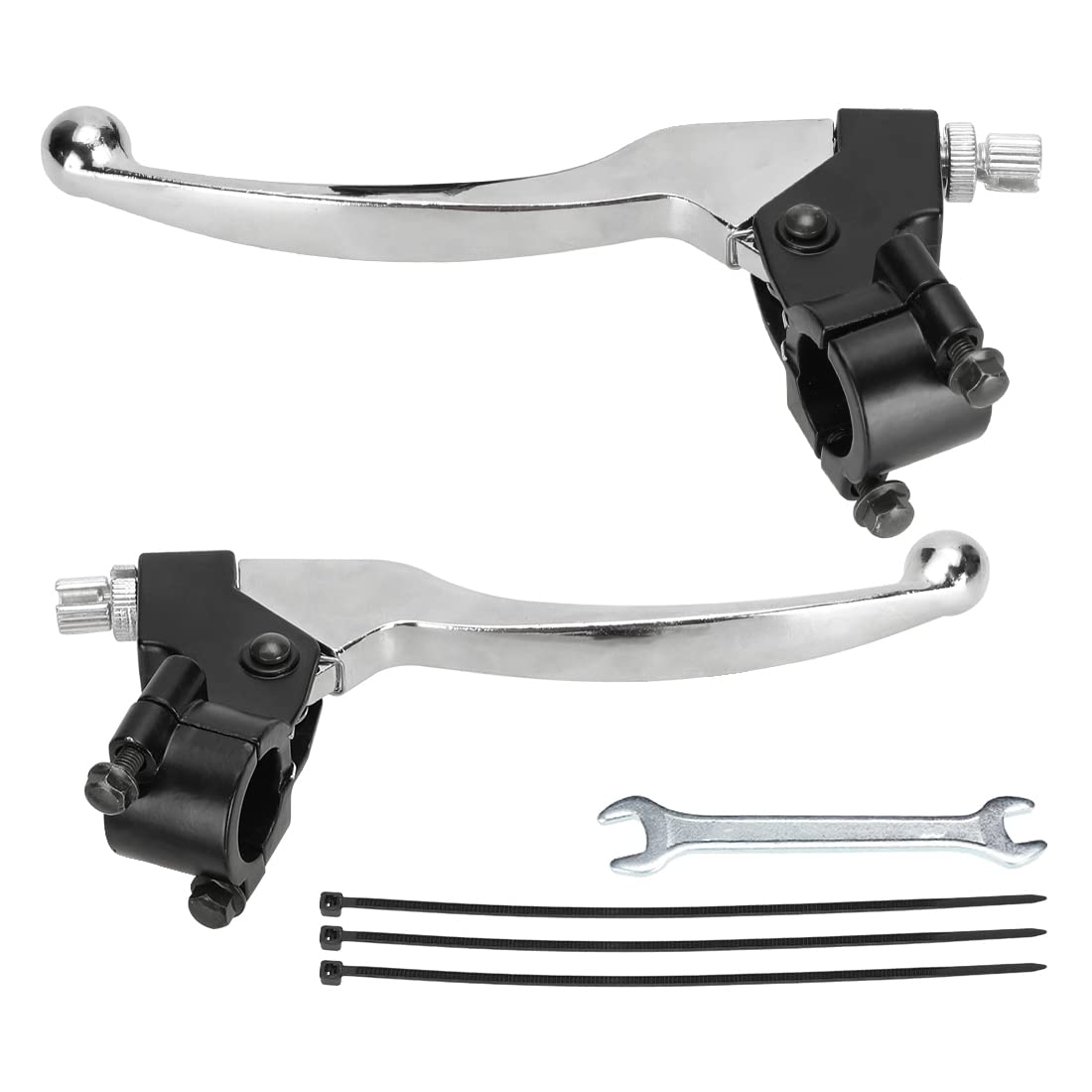 FVRITO Left Right 7/8 22mm Clutch Brake Handle Levers Perch for CRF70 CRF80 CRF100 CRF150 XR80 XR100 XR200r XL100 XL250 ATC 200m