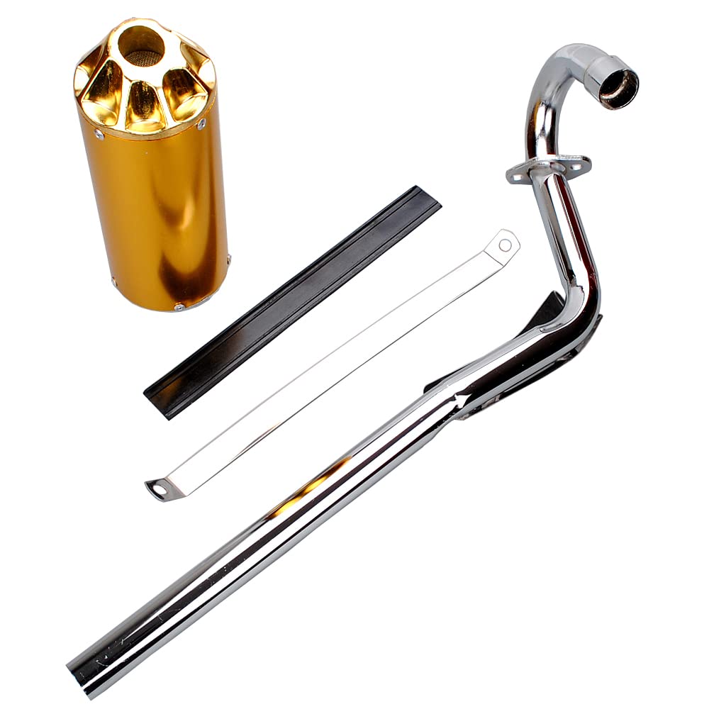 Muffler Exhaust Pipe Bikes Crf Xr50 Sdg Ssr Ttr Ycf 50-125Cc Pit Trail Dirt Pit Dirt Bike Motorcycle