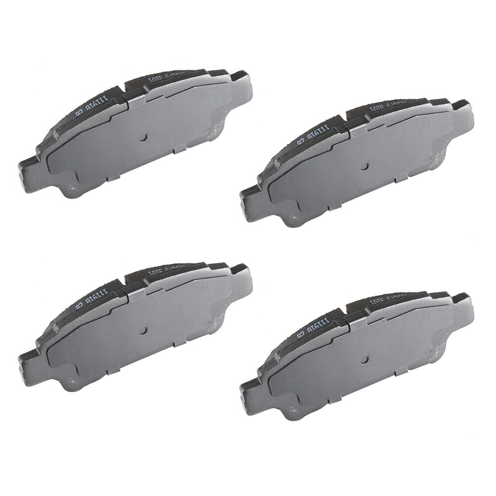 Cciyu D995 Rear Semi-Metallic Disc Brake Pads Kit For Buick Lucerne 2006-2011,For Cadillac Dts 2006-2011 4Pcs