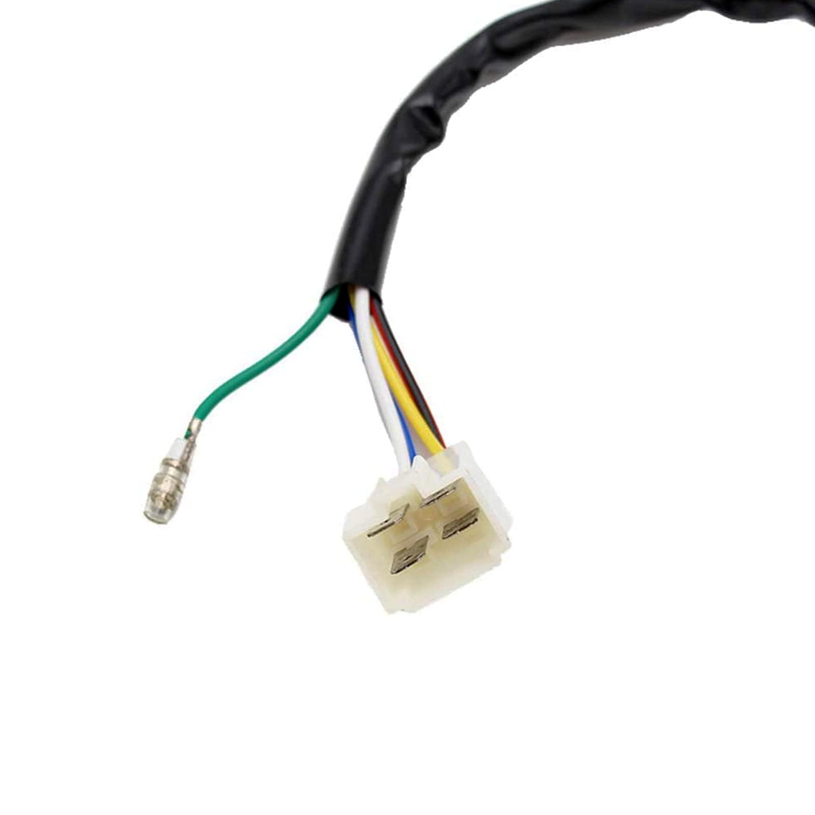 Pro Bat 6 Coils 5 Wires Stator Magneto Atv Magneto Stator Plate With Male Plug For 50Cc 70Cc 90Cc 110Cc 125Cc Engine Chinese Scooter Dirt Bike Taotao Sunl Roketa