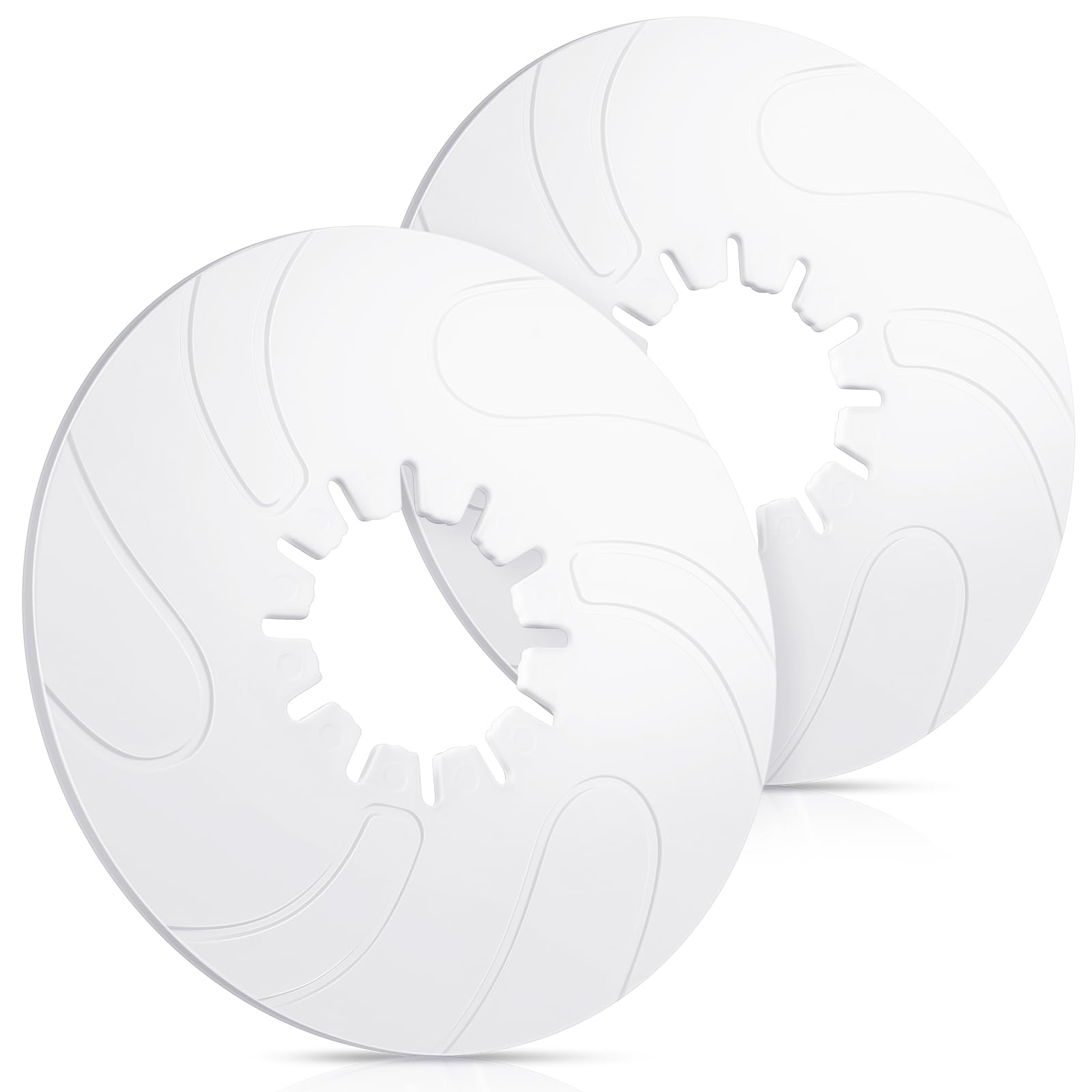 Threlaco 2 Pack 5Th Wheel Hitch Lube Plate 12 Inch Rv Camper Trailer Fifth Wheel Plate Disc Accessories For Trailer Safety Kit,