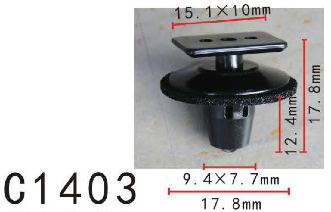 Autobahn88 Retainer Clip For Rocker Panel, Compatible With Nissan (Oem: 76882Eg01A) (Pack Of 20)