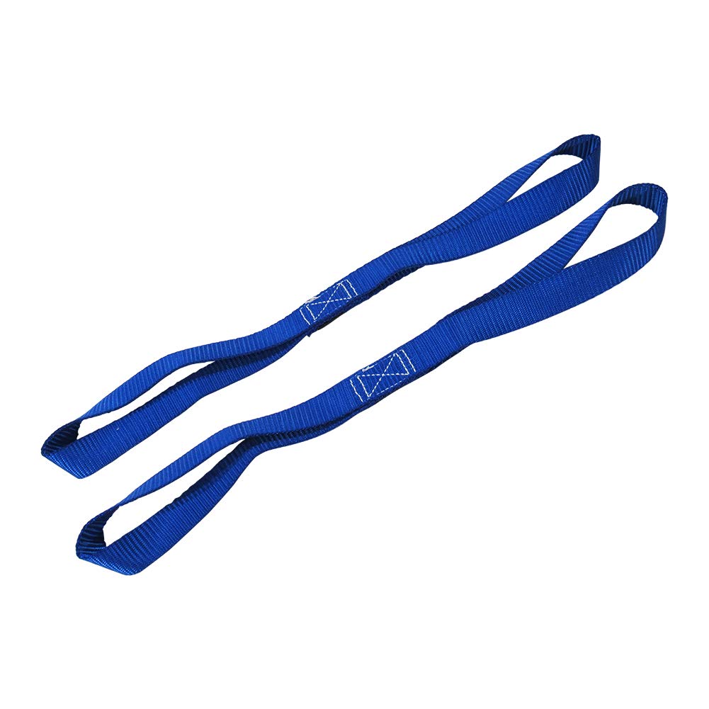 Pit Posse Soft Loop Tie Down Straps - 18'' Nylon Loops Straps Extension - Secure Your Motorcycle/Atv/Dirt Bike/Kayak - 4,500 Lbs