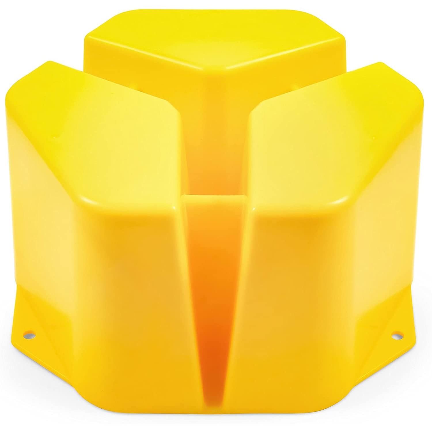 Camco Yellow Stabilizer Jack Support - Provides a Sturdy, Durable Surface for Stabilizer Jacks | Offers 7&quot; of Lift| Constructed with Durable UV Resistant Material - (44424)
