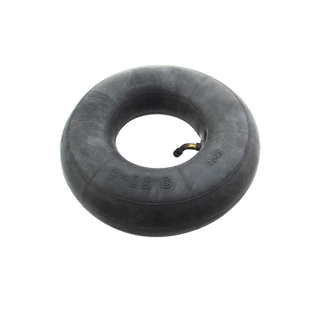Tc-Motor 2Pcs 3.50-4 Inner Tube With Tr87 Bent Valve Stem For Mini Atv Quad Lawn Mower Go Kart Gas Scooter Buggy Also Fits For 4.10-4 Wheel