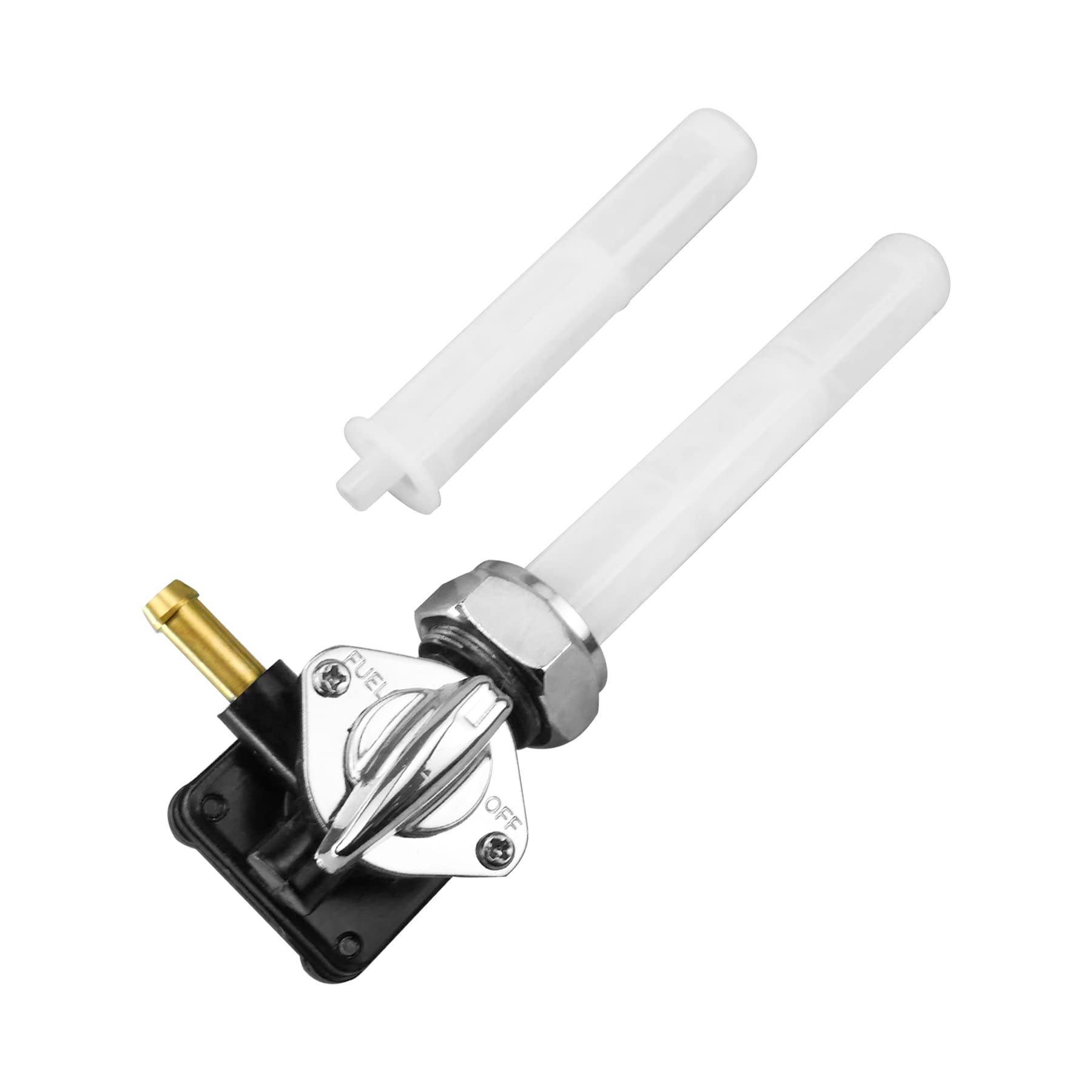 Fuel Valve Petcock With Male Thread Fit For Harley Flst Fxst Flt Fxd 1995-2001 Replace 61338-94D