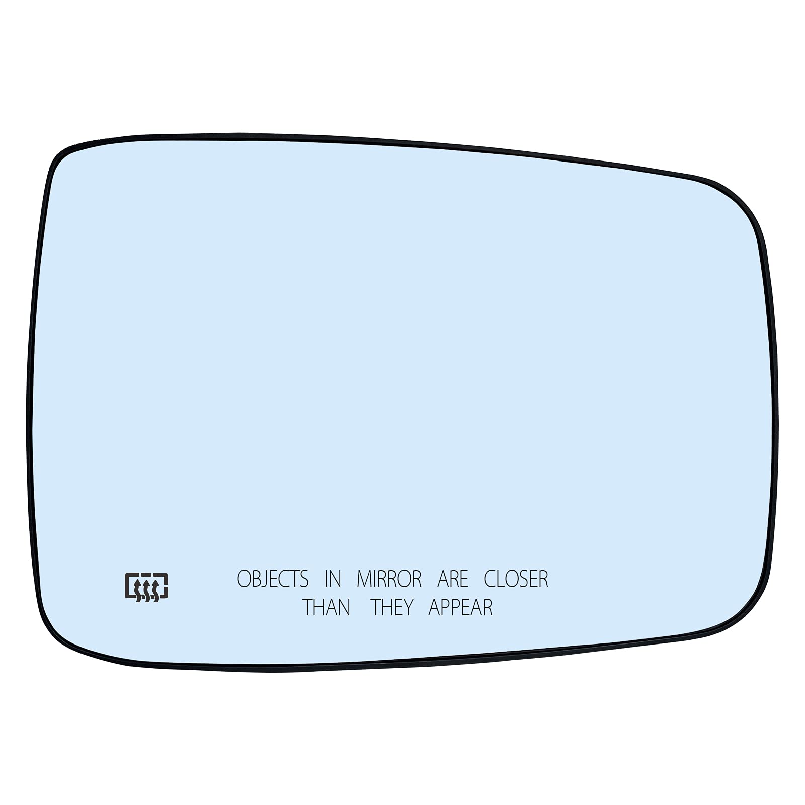 Passenger Right Side Heated Mirror Glass Replacement For 2009-2018 Dodge Ram 1500 2500 - Side View Heated Convex Mirror Glass Wi