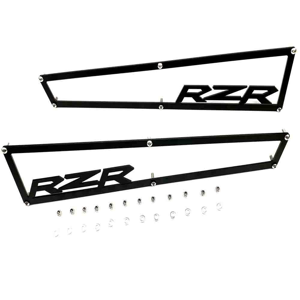 2014-2018 Polaris RZR XP 1000 XP4 1000 & Turbo Side Vent Covers Includes Stainless Steel Hardware''Anodized Black Aluminium''1 P