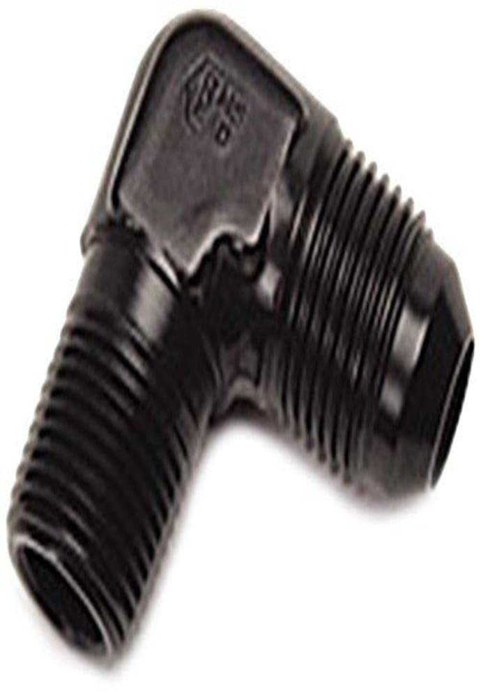 Edelbrock Russell 660823 Black ProClassic 90 Degree Adapter Fitting