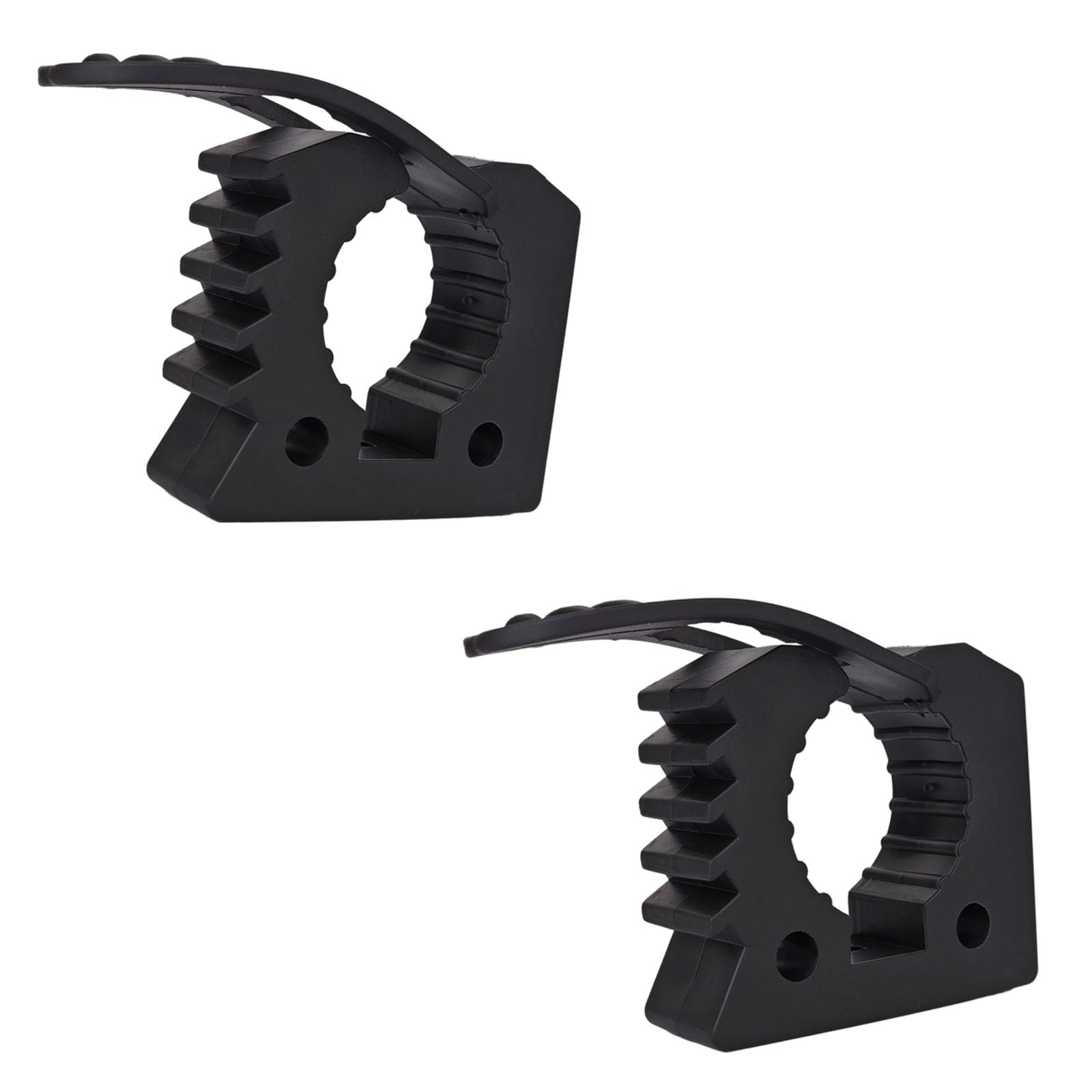 Kiaruert Quick-Release Rubber Clamp,Rubber Mount Clamps from 1-1/7'' to 1-3/7'' in Diameter Tools,Used by vehicle on Off-road ve