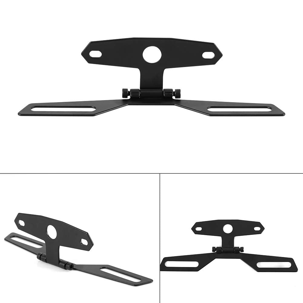 License Plate Tail Light Holder, Fydun Folding License Plate Tail Light Holder Folding License Plate Tail Light Holder Motorcycl