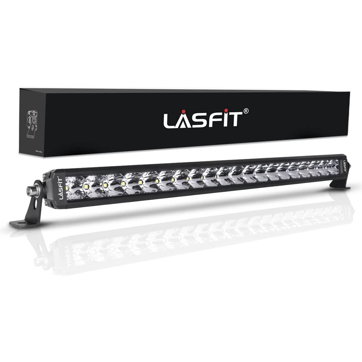 Lasfit 22 Inch Led Light Bar, Ip67 Waterproof Off Road Spot Flood Light Bar For Wrangler/Camry/Accord/Ranger/Explorer/Atv