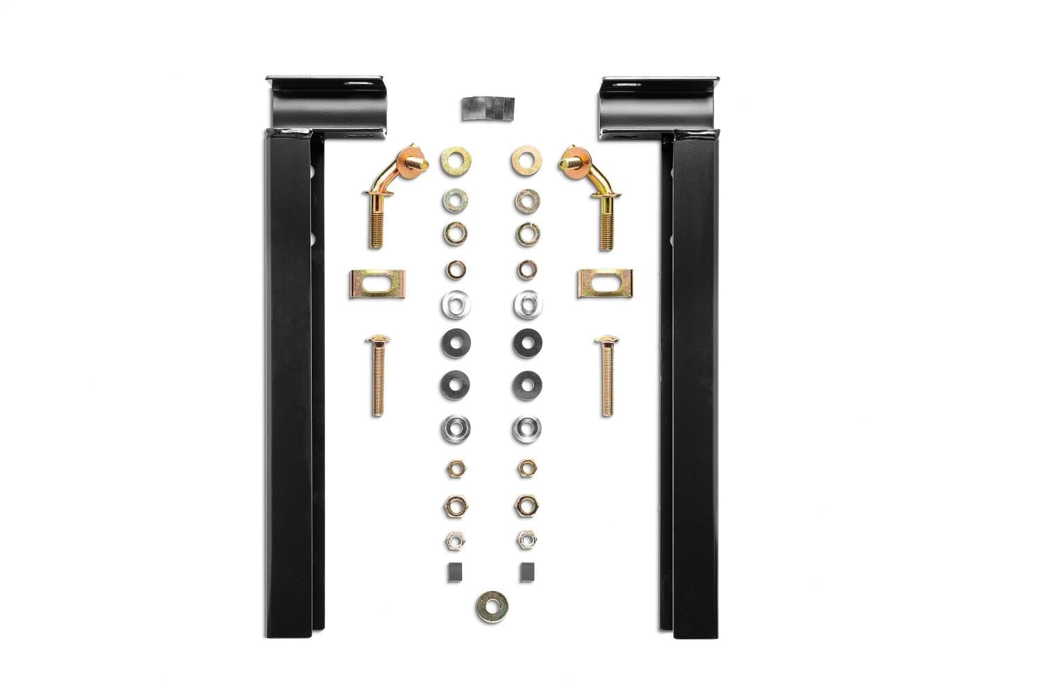 Realtruck Backrack Hardware Kit For Use W/ 21'' Toolbox, Black, No Drill | 30221Tb | Fits 2017-2025 Ford F-250/F-350 Aluminum Bo