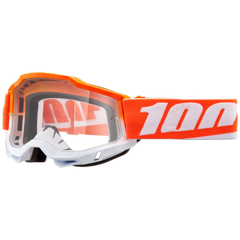 100% Accuri 2 Motocross & Mountain Biking Adult Goggles (Matigofun - Clear Lens)
