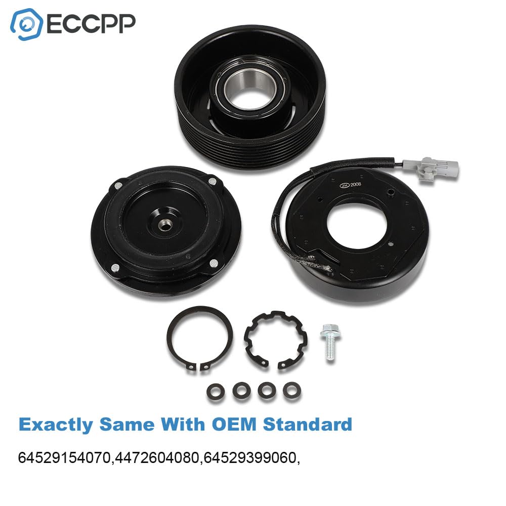 Eccpp Ac Clutch 2012-2015 Fit For Bmw 335I 3.0L 2011-2018 Fit For Bmw X5 X6 3.0L Ac Compressor Clutch