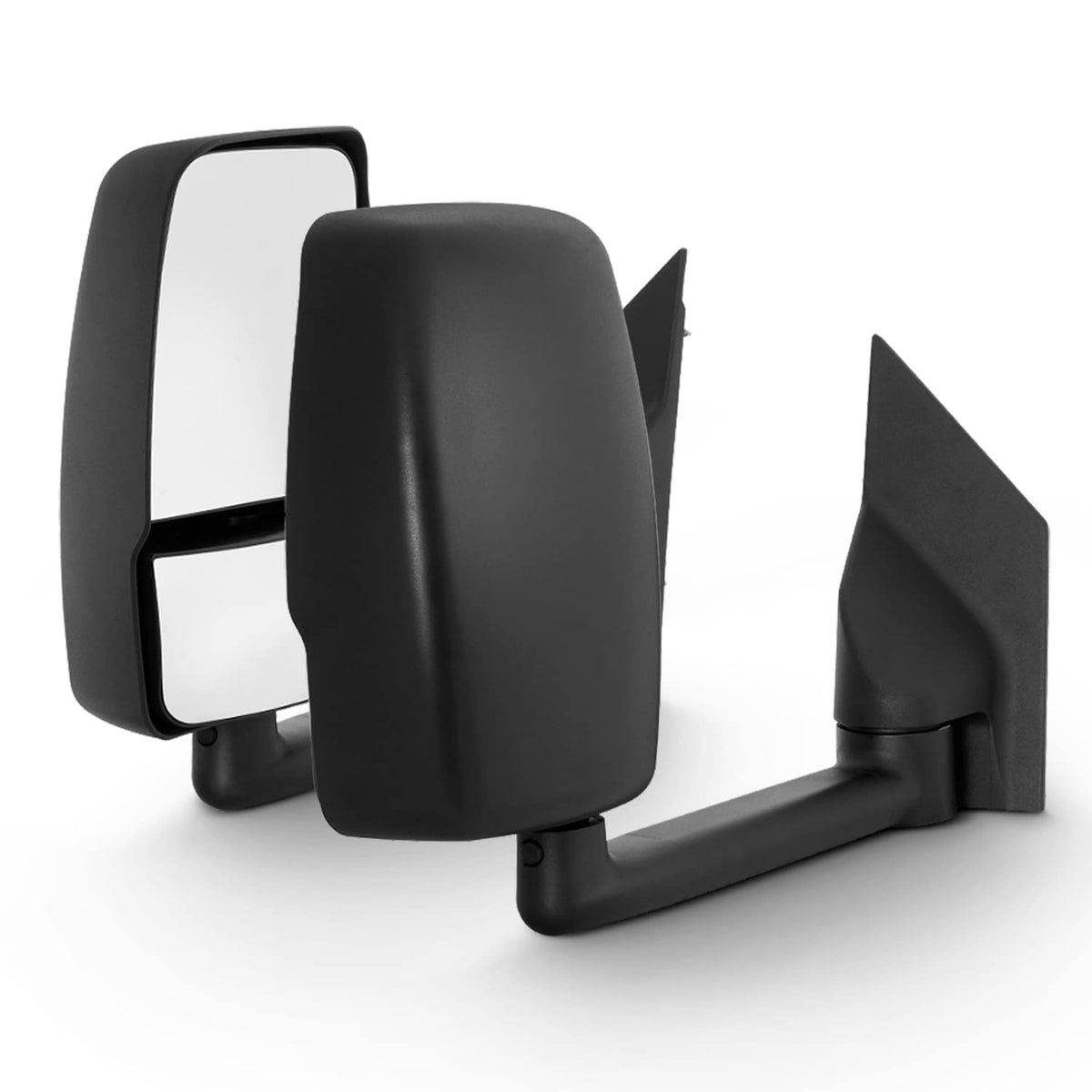 Akkon - For 2003-19 Chevy Express 1500/2500/3500 + Gmc Savana 1500/2500/3500 Full-Size Van Manual Towing Towing Mirrors Pair Set