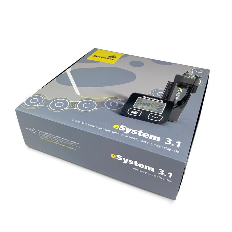 Scottoiler eSystem Automatic Chain Oiler - Including All Climate Biodegradable Green Scottoil