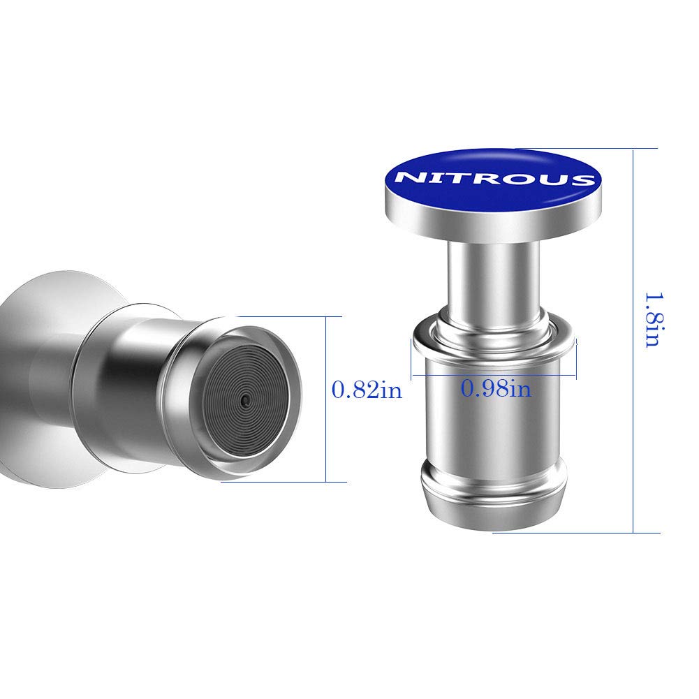 EJECT Button Car Cigarette Lighter, MELIFE Anodized Aluminum Universal 12-Volt Replacement Accessory Fits for Most Vehicles Sock