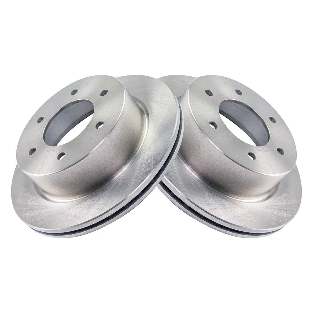 Trq Rear Brake Rotors Set Vented Compatible With 2021-2023 Ford Bronco 2019-2023 Ranger