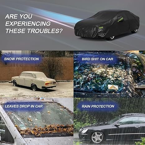 Kaugung 7 Layers Car Cover Custom Fit Subaru Impreza Hatchback From 1992 To 2025, Waterproof Car Cover All Weather For Automobil