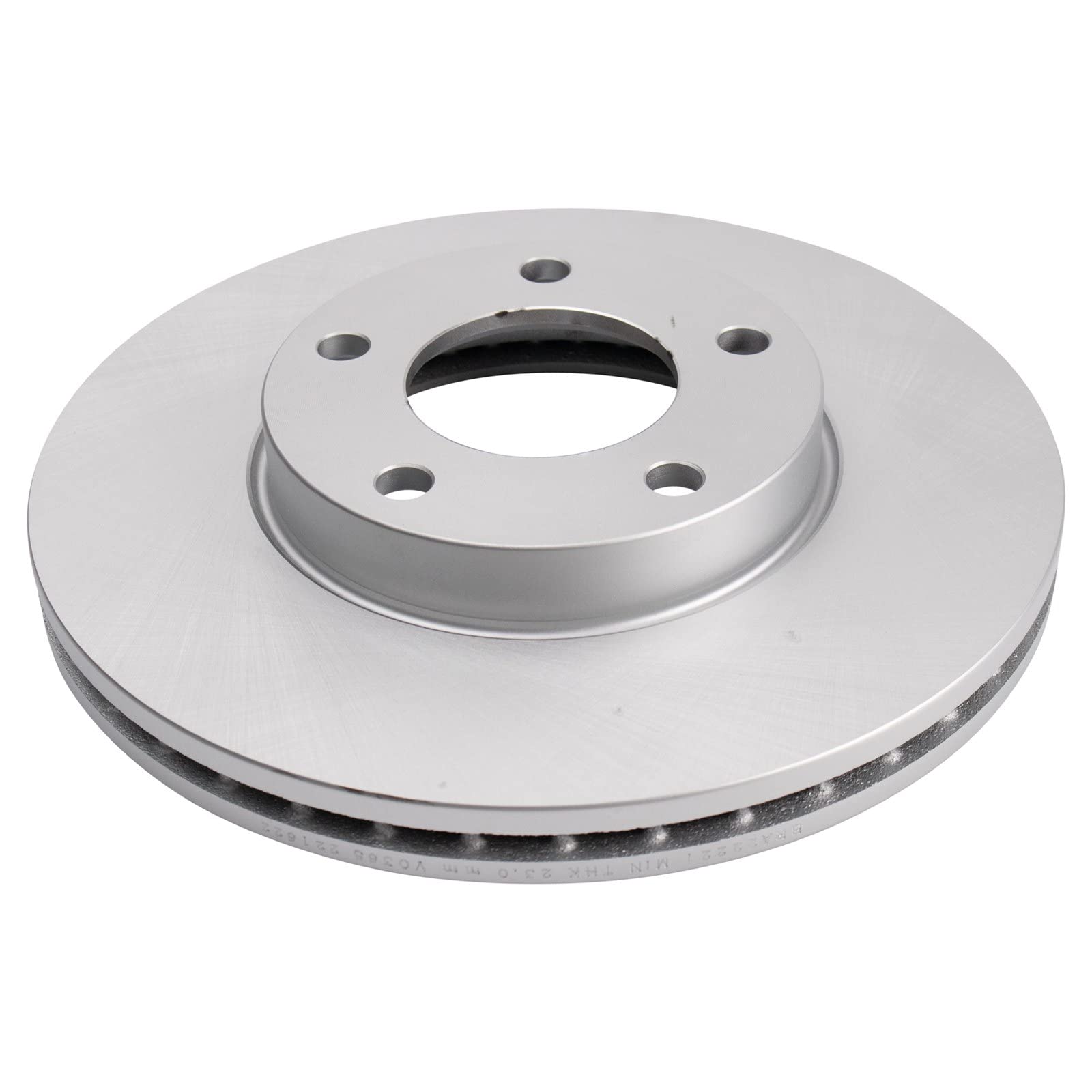 Trq Front Brake Rotors Set Vented Compatible With 2011-2022 Nissan Leaf 2013-2021 Nv200