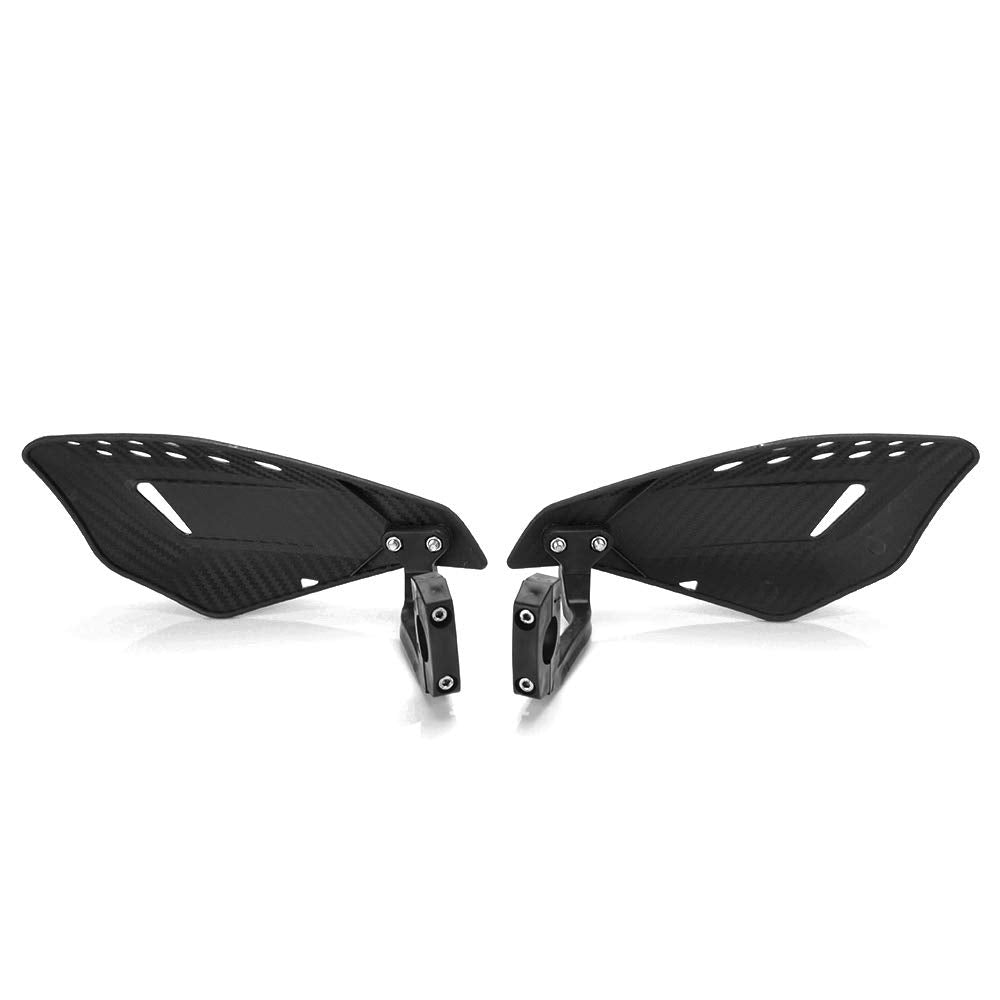 Kucehiup Motorcycle Handguards 7/8' 22Mm Universal Hand Guards Black