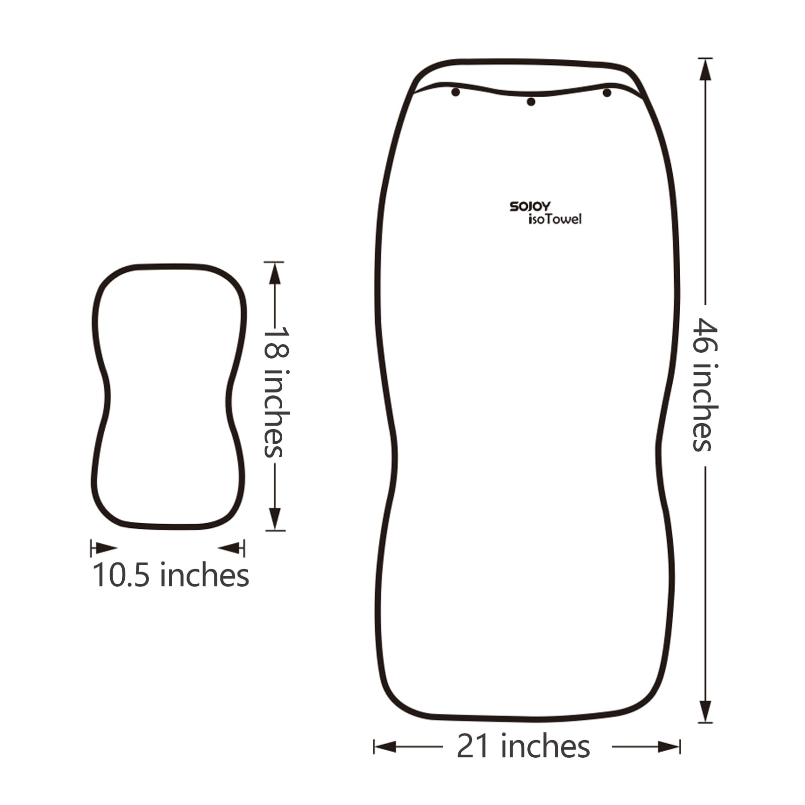 Sojoy IsoTowel Car Seat Cover for Front Seat,Breathable Fabric with Non-Slip Bottom,Comfort Car Seat Protector for Cold Weather (Black & White)