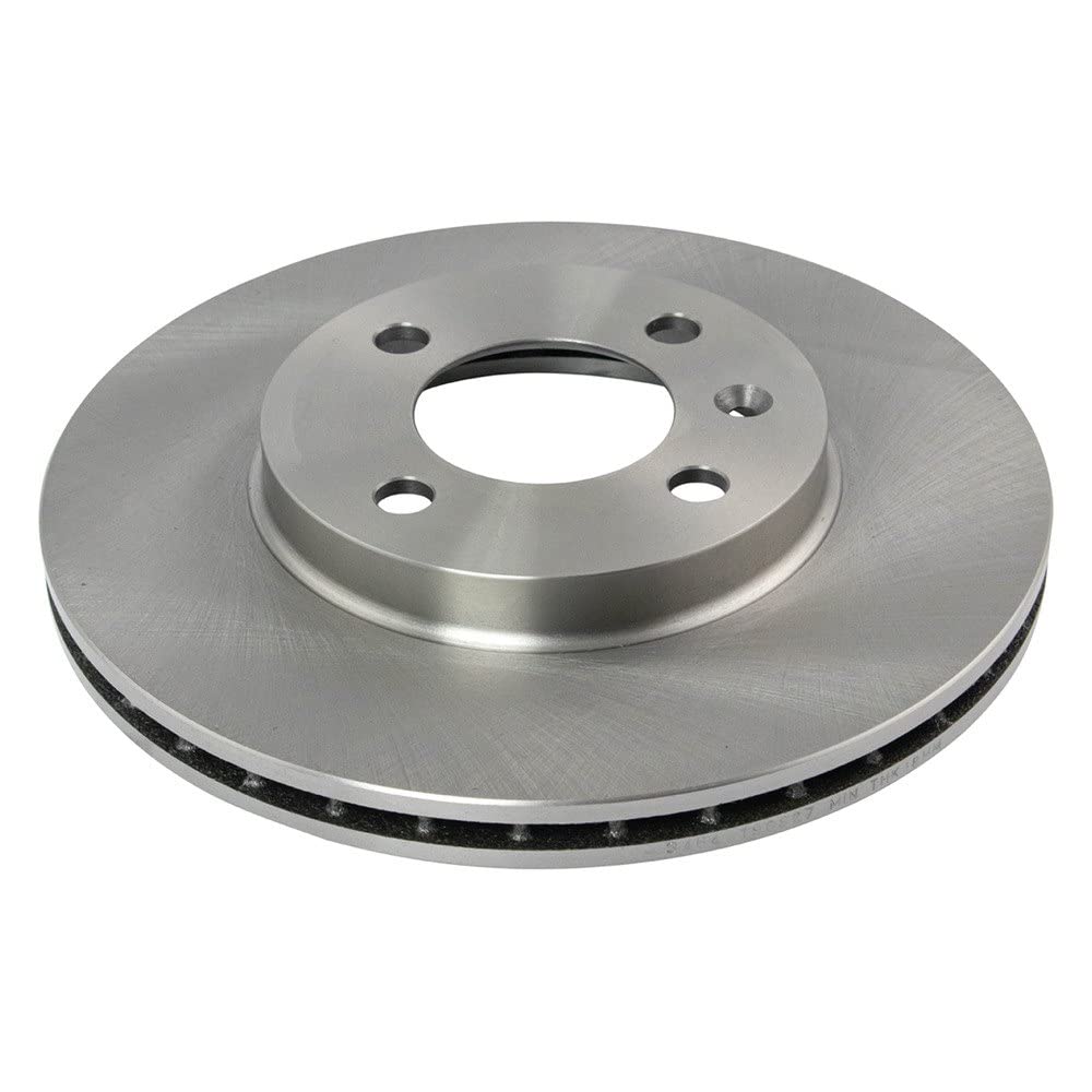 Trq Front Brake Rotors Set Vented Compatible With 1995-2002 Volkswagen Cabrio 1993-1999 Golf 1989-1999 Jetta 1990-1997 Passat 19