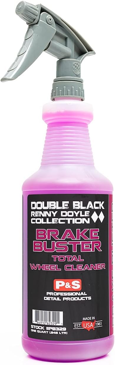 P&S Professional Detail Products - Brake Buster Wheel Cleaner - Non Acid, Removes Brake Dust, Oil, Dirt, Light Corrosion (1 Quar