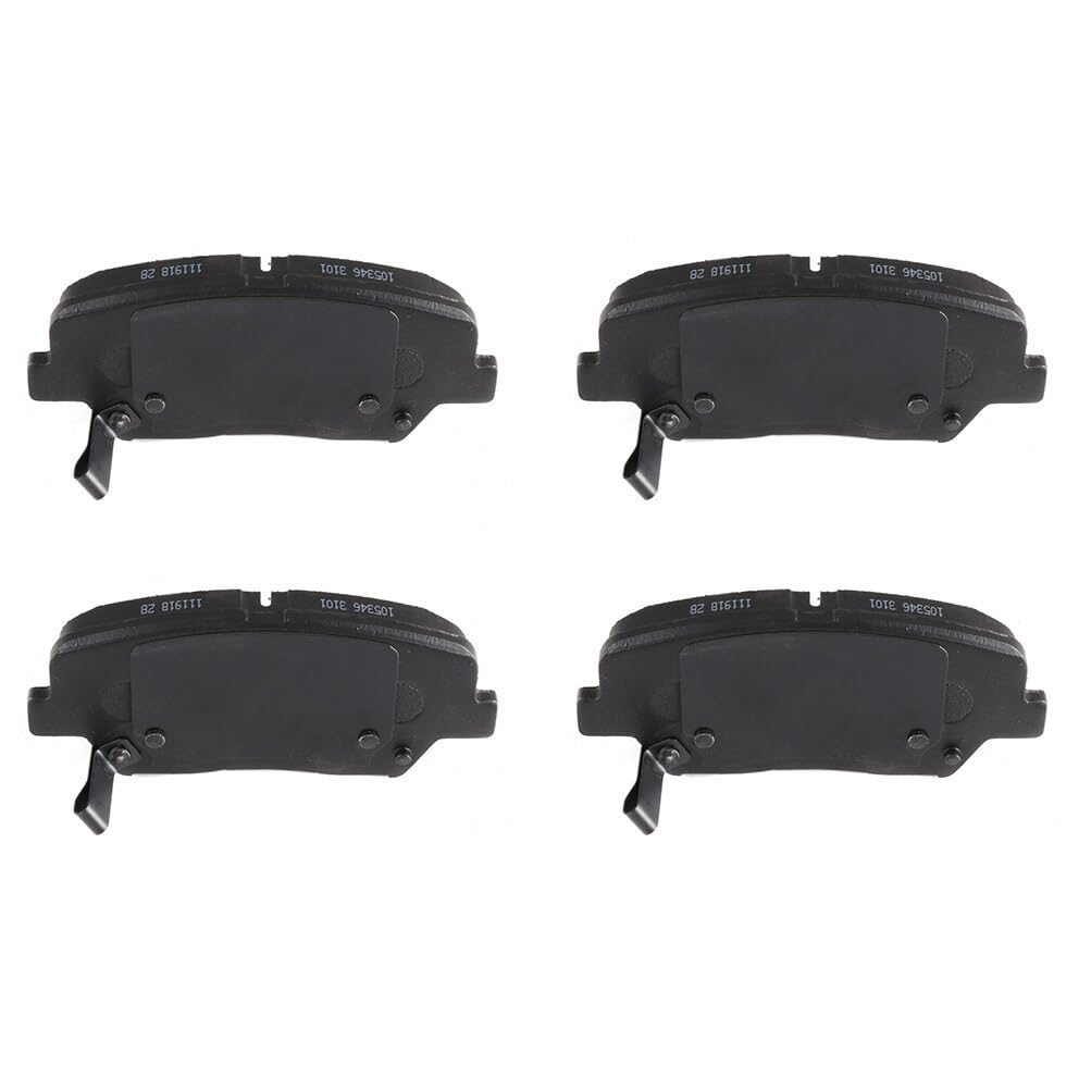 Eccpp D1432-8549 4Pcs Front Semi Metallic Disc Brake Pad Set Fit For Hyundai Azera 2012-2017,For Hyundai Santa Fe 2010-2012,For