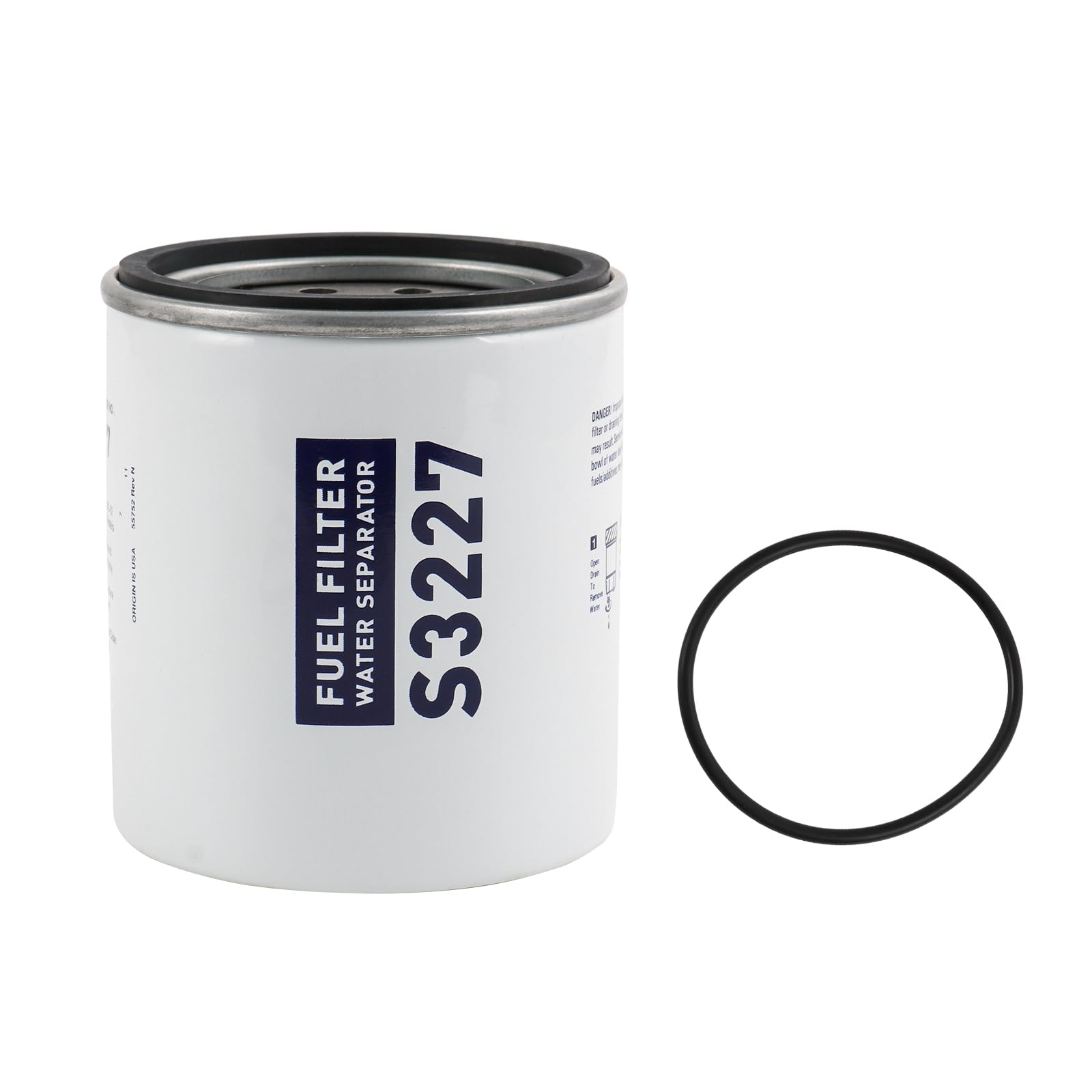 S3227 Fuel Filter Element Water Separator Replacement For Replacement For Marine Outboard Motor Mercury Replace# S3227 320R 490R
