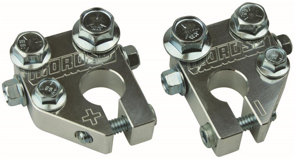Moroso 74098 Battery Terminal, Multi Power Block, SAE/JIS in Silver
