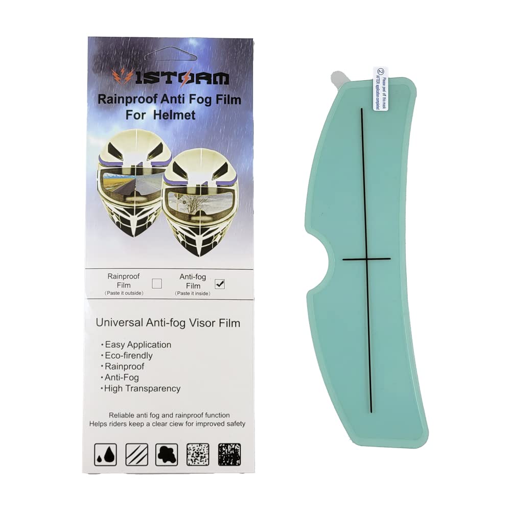 1Storm Motorcycle Full Face Helmet Shield Visor Water Proof Pinlock Anti Fog Film