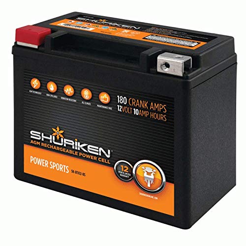 Shuriken 180 Crank Amps 10Amp Hours Agm Battery
