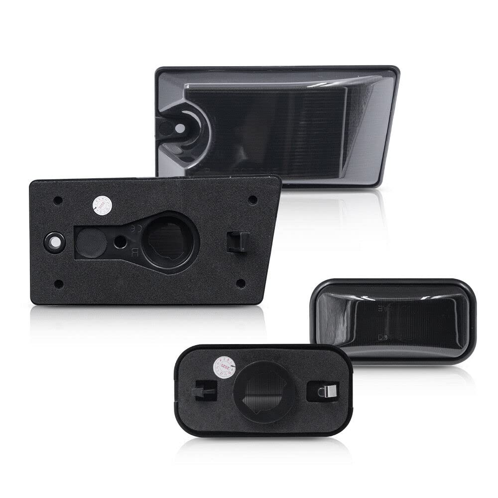 Gtinthebox 10Pcs Smoked Lens Front Rear Cab Roof Halogen Light Housing Top Clearance Marker Lamp Shell Compatible With 2003-2009