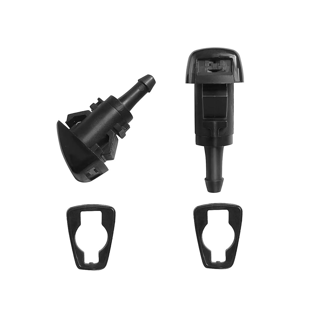 4805742Ac Fit For Ram Premium Wiper Washer Nozzles Fit For 2009-2021 Dodge Ram 1500-5500 Trucks Windshield Washer Fluid Jet Nozz